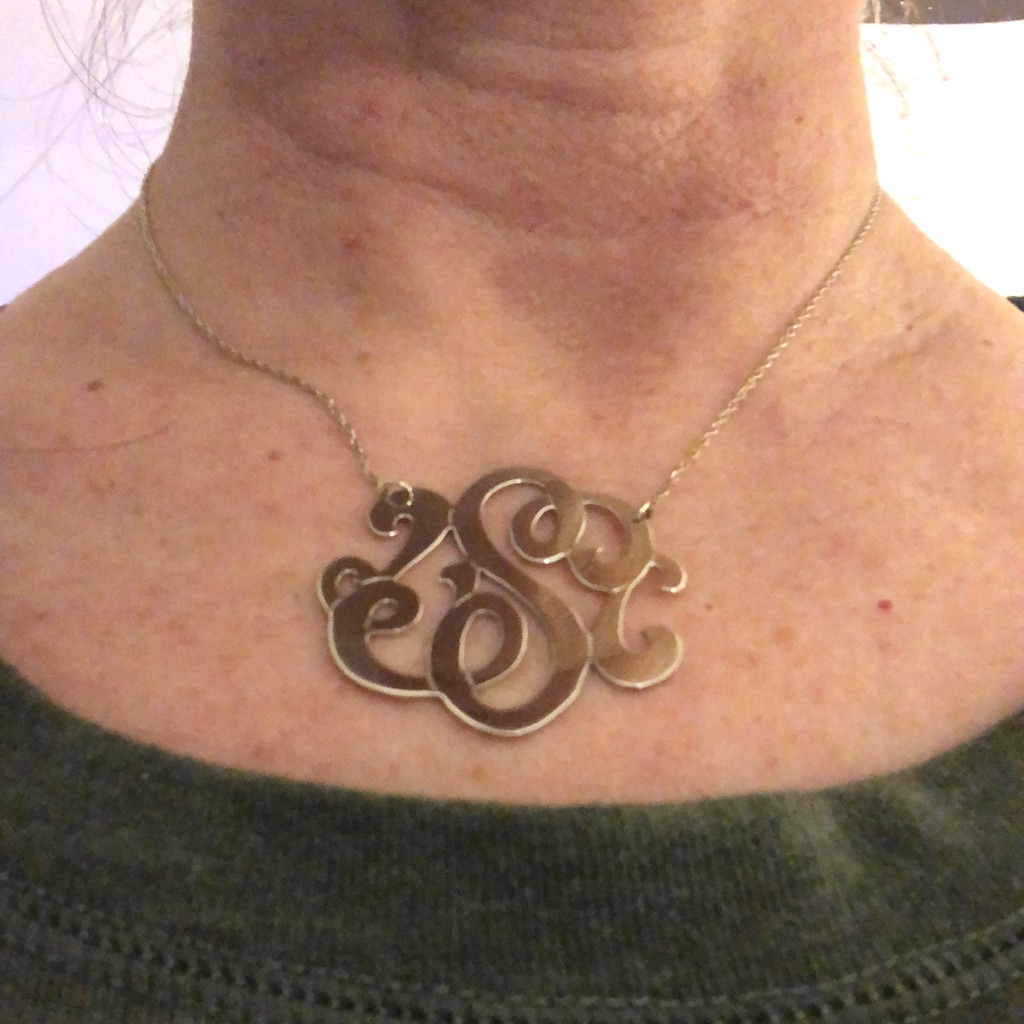 ‘S’ Initial Necklce